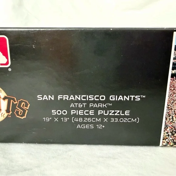 MLB San Francisco Giants AT&T Park Puzzle | 500 Pieces | 19” x 13” | New in Box - Picture 3 of 7